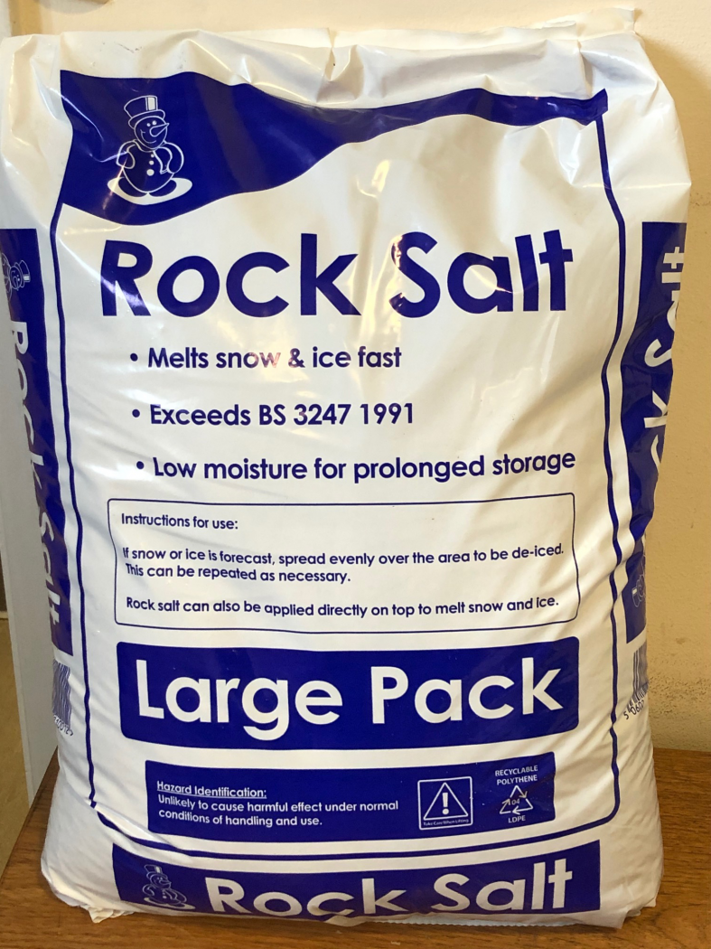 Image of Large Pack Brown Rock Salt (de-icing salt)